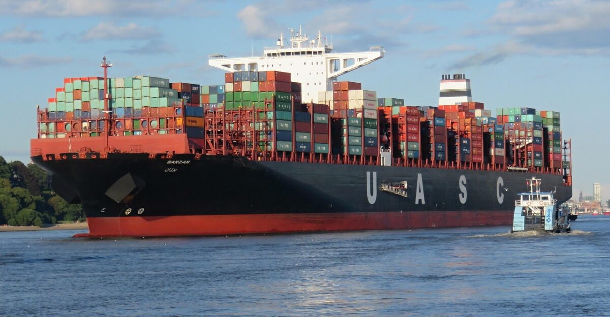 container ship container ship port hamburg container freighters shipping boat water container terminal elbe cargo ship channel nature transport water transport maritime container handling traffic waterway container port in hamburg vessel