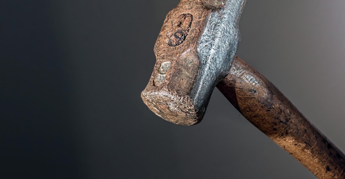 hammer sledgehammer mallet tool striking hitting beating crushing pound hit steel power dominate overpower smash maul destruction injure threaten intimidate fear nut crack hammer hammer hammer hammer hammer