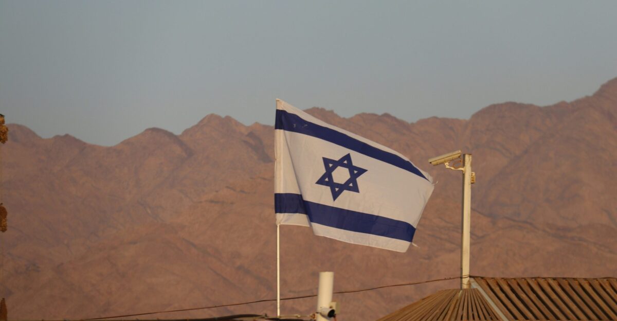 blue and white star flag
