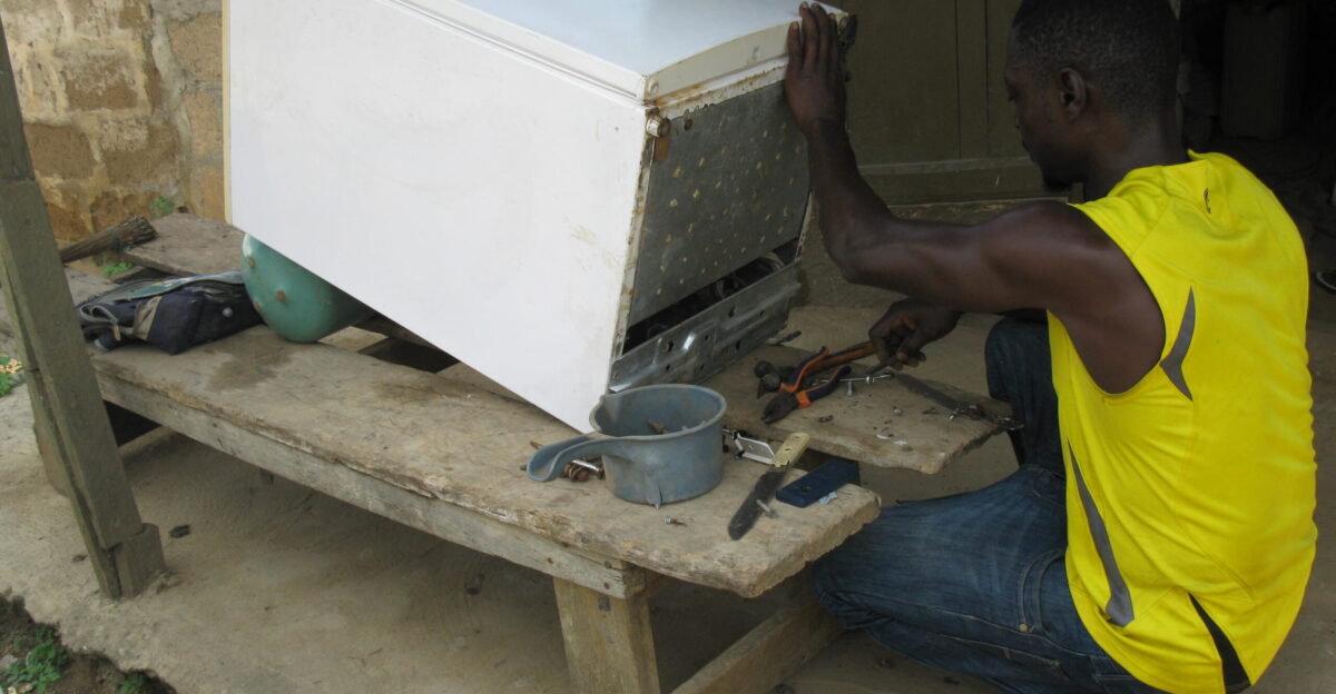 This is an image of African people at work from