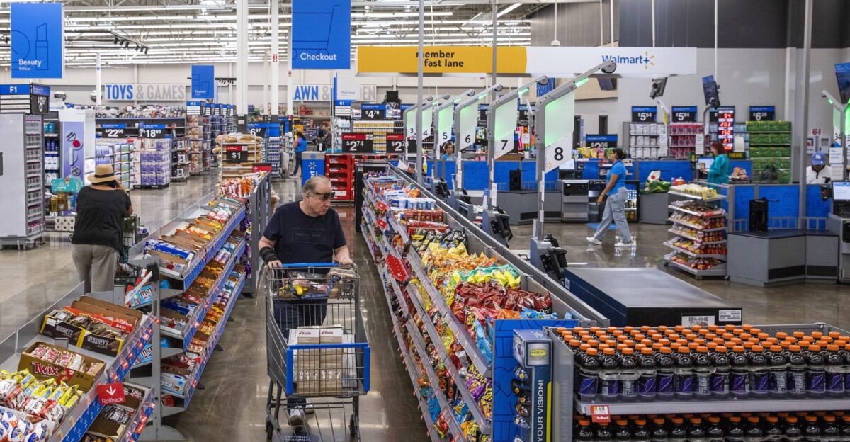Americans are still shopping They re just going to Walmart CNN