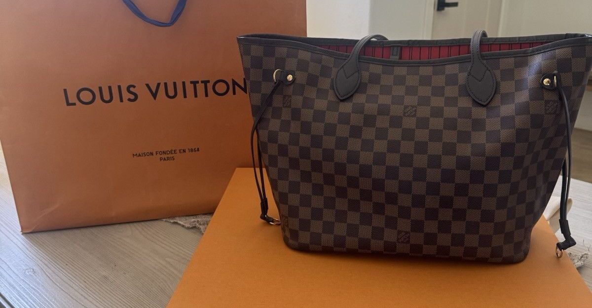 Louis Vuitton Neverfull Mm Tote Bag by eBay