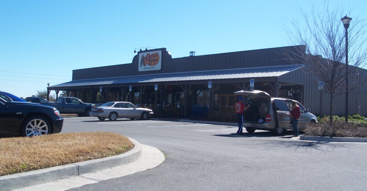 Marion County Florida Cracker Barrel near Belleview Florida off I-75
