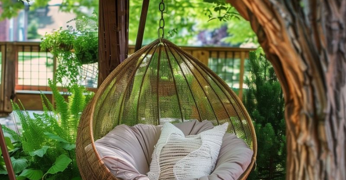 Ideas of Hanging Chair Serenity Transform Your Space into a Relaxation Haven by Amy