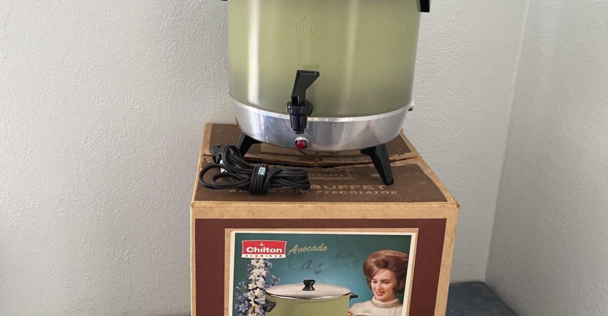 Vintage 1960s Avocado Chilton 30 Cup Automatic Percolator Coffee Maker ST by Etsy