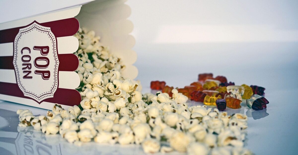 popcorn movie theater theatre food corn snack salty yummy striped salted gummy bear popcorn popcorn popcorn popcorn popcorn movie theater theatre corn