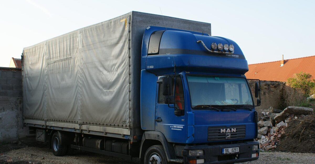 truck man cargo