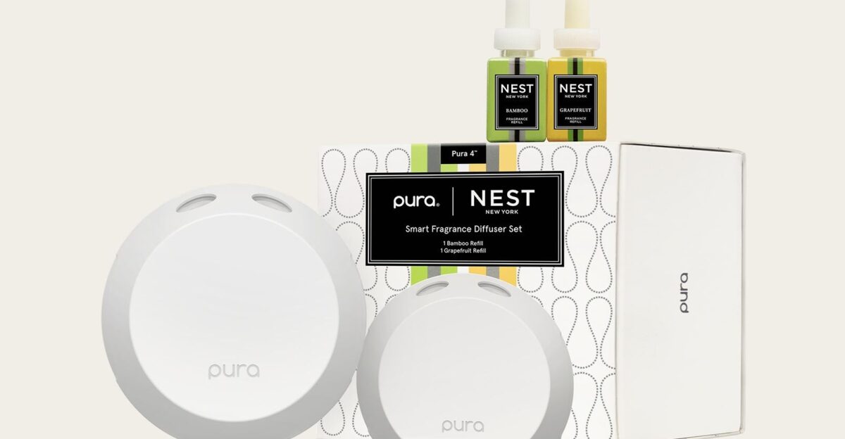 Pura V4 Smart Home Fragrance Diffuser Set NEST New York