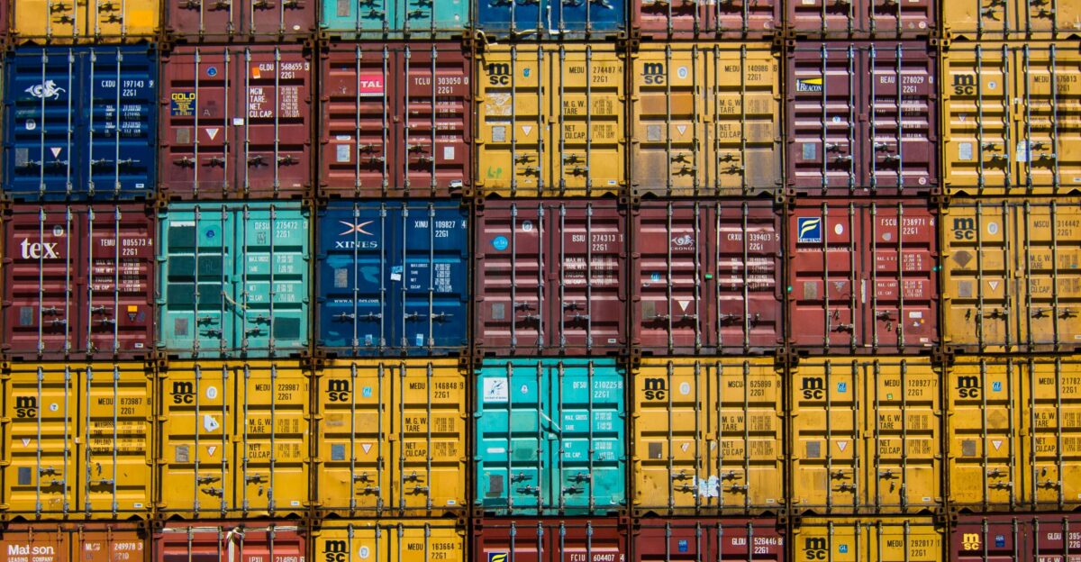 stack of cargo trailer