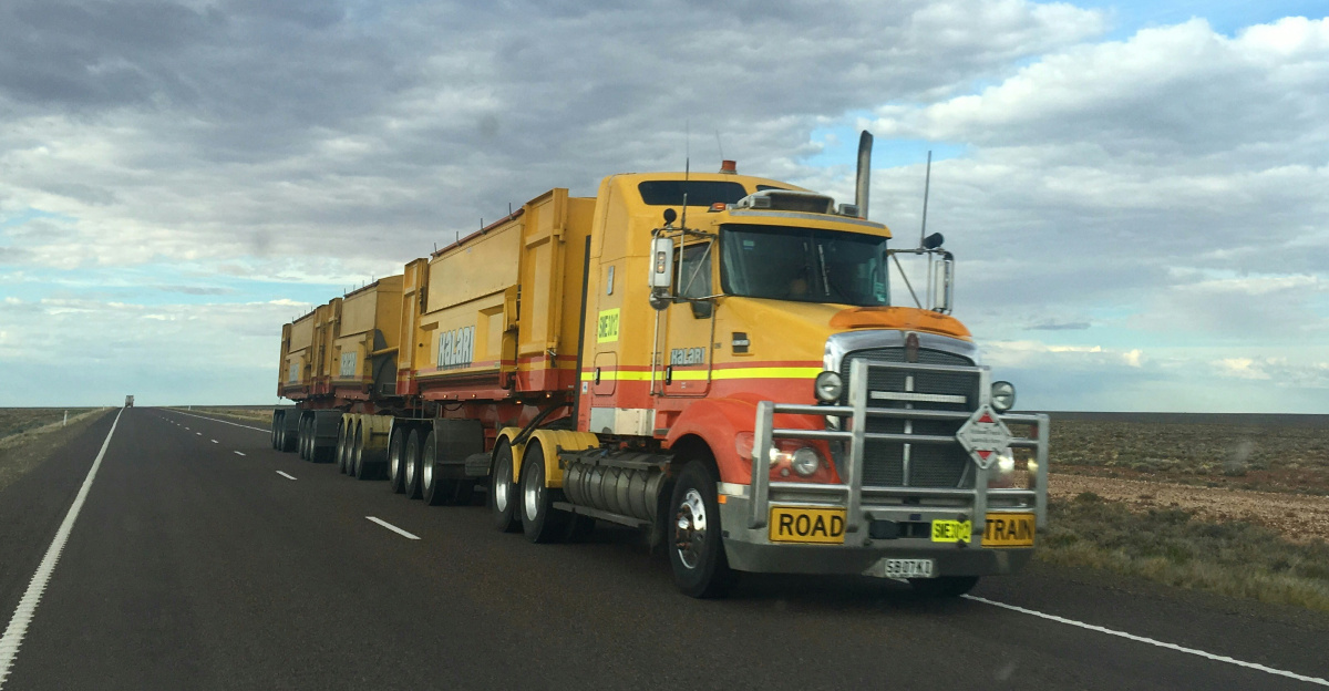 truck on highway during daytime