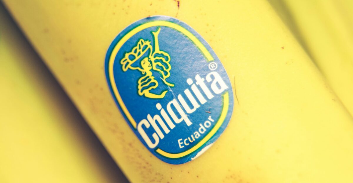yellow Chiquita Ecuador labeled bottle