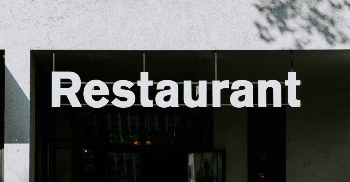 restaurant text
