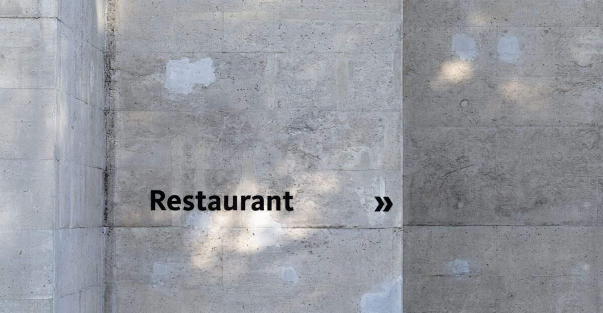 restaurant signage