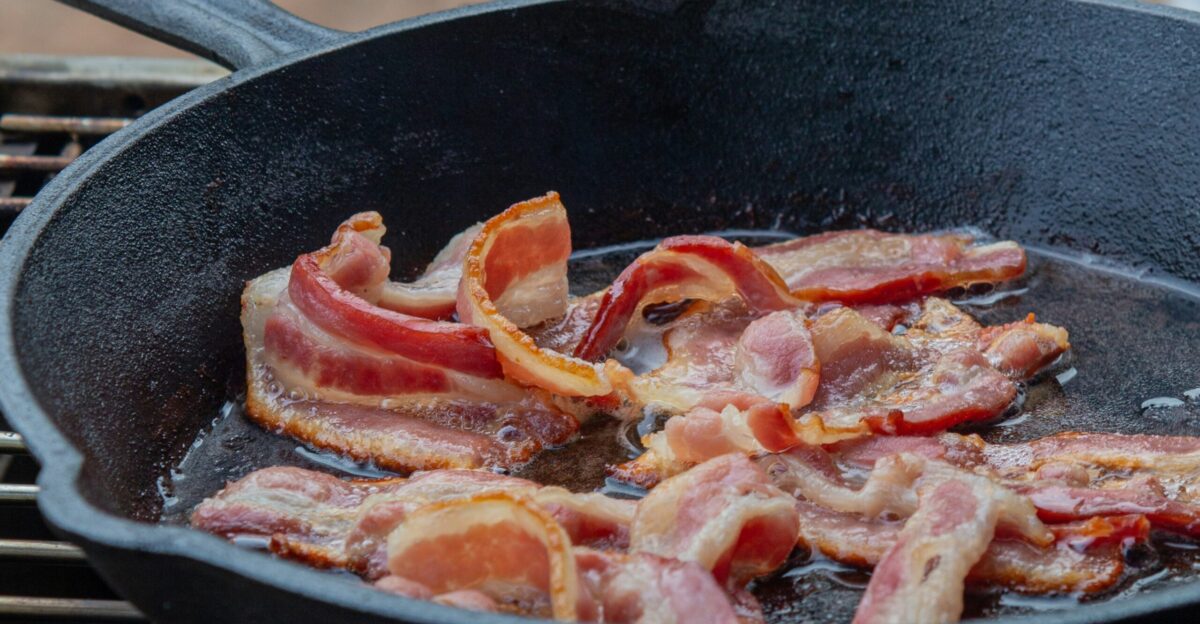 cooked food on black pan