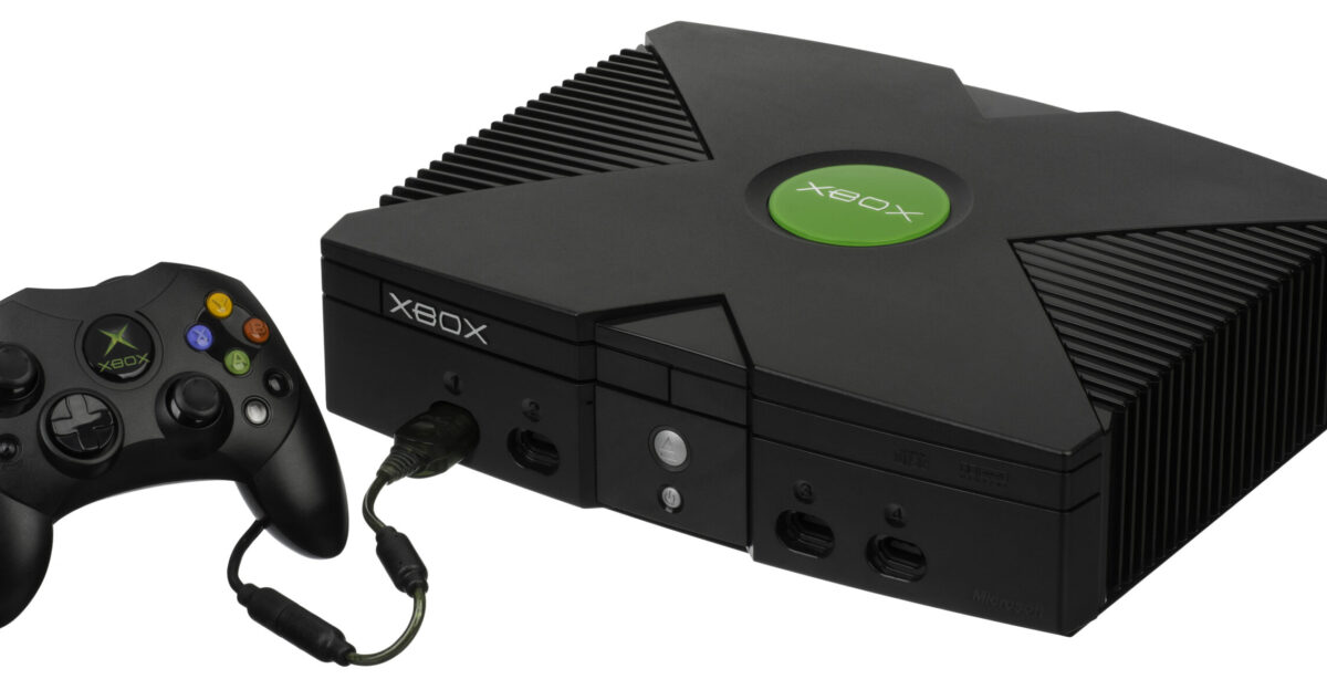 The Xbox a sixth-generation gaming console made by Microsoft that was first released in 2001 The Xbox was Microsoft s first foray into the gaming console market and was followed by the Xbox 360 in 2005 The console is shown here with the S controller which replaced the console s original control as the standard pack-in controller The console is notable for having a built-in hard drive breakaway controller dongles and an Ethernet port to support Microsoft s online gaming service Xbox Live