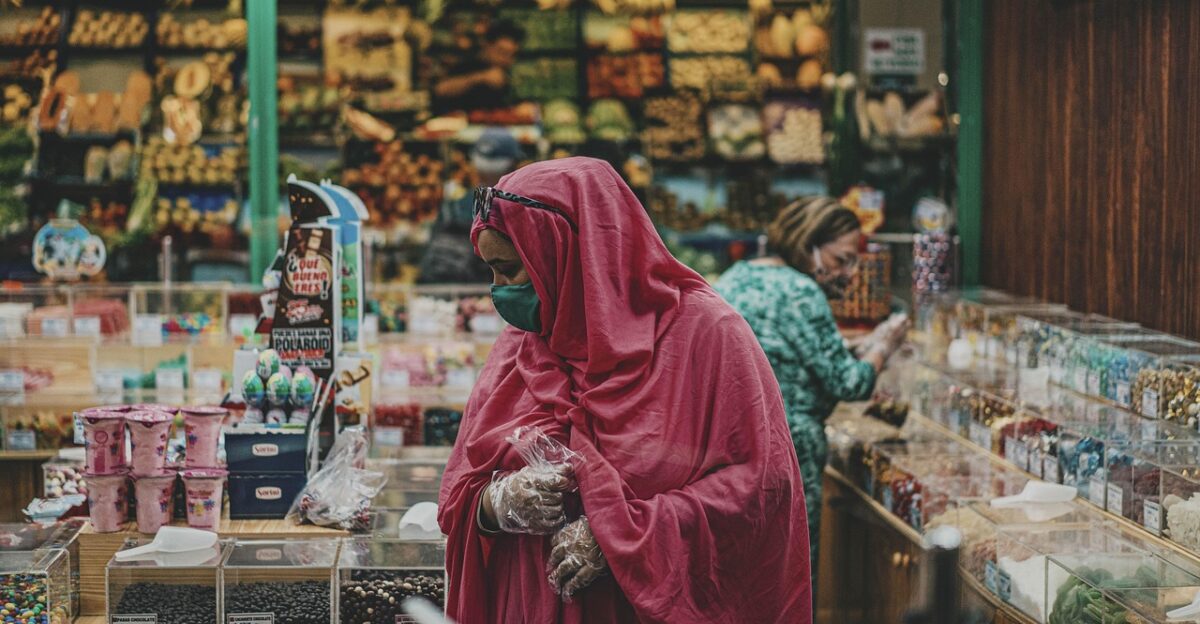 woman face mask market hijab people store grocery shopping farmers market buying customers market market market market hijab hijab hijab hijab store store grocery grocery grocery grocery shopping shopping shopping shopping shopping farmers market buying customers